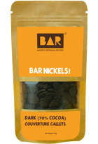 BAR Nickels (70% Dark Couverture Callets)