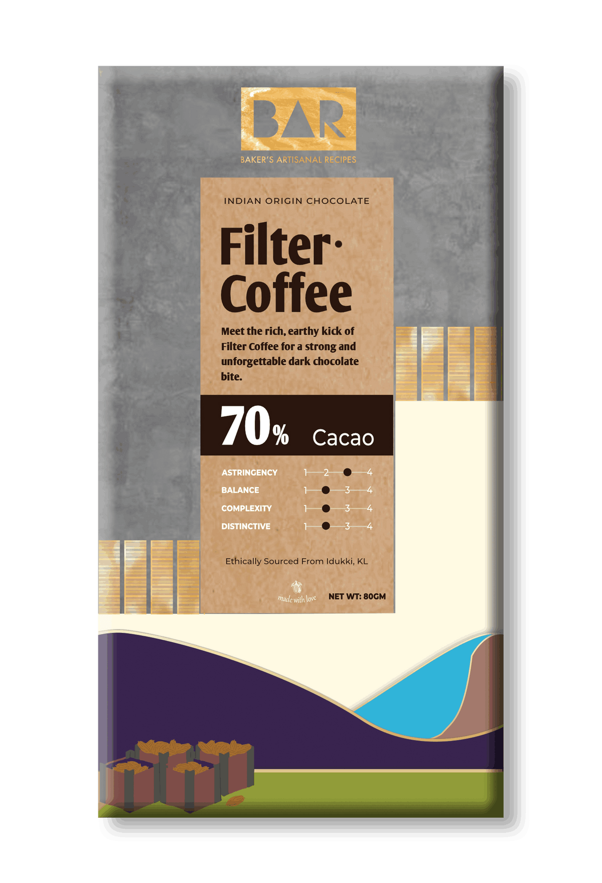 Chocolate Filter Filter Coffee Chocolate | 70% Couvertures Chocolates | BarofChoc – BAR ...