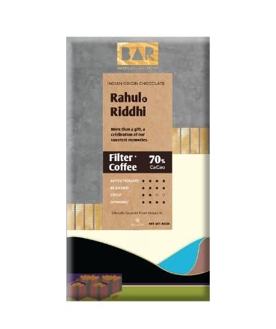 Unique Rakhi Gift – Personalized Chocolate Bar with Name & Message, 7 Flavours